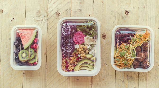 Gourmet range eco packaging vegware compostable salad
