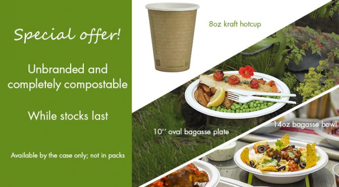 Special offer kraft and bagasse