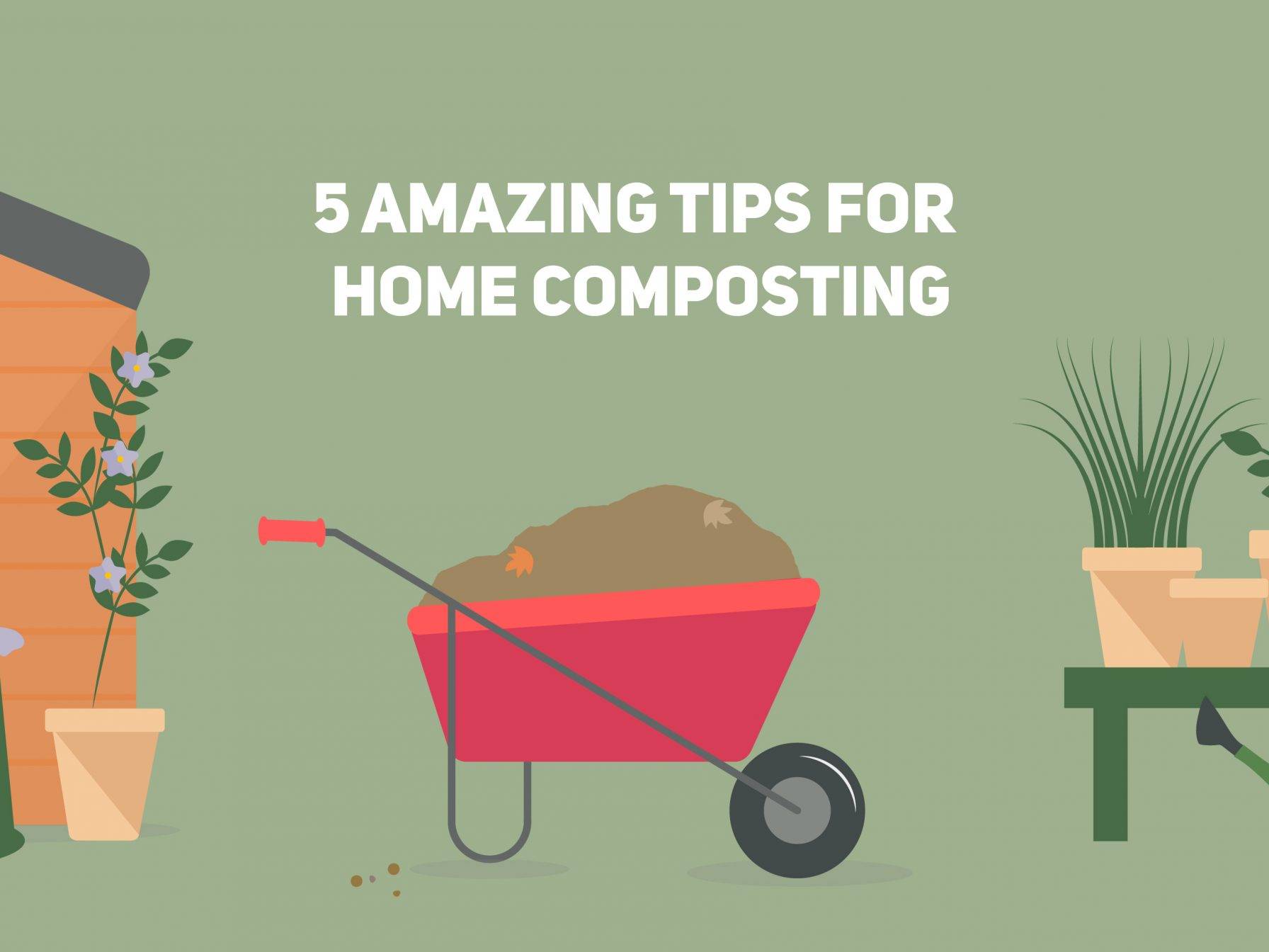 five amazing tips for home composting by Vegware