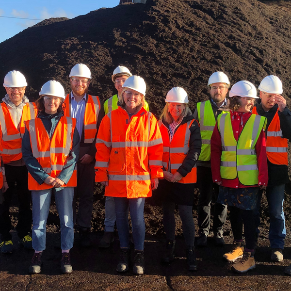 Compostable Coalition UK at Envar's composting facility