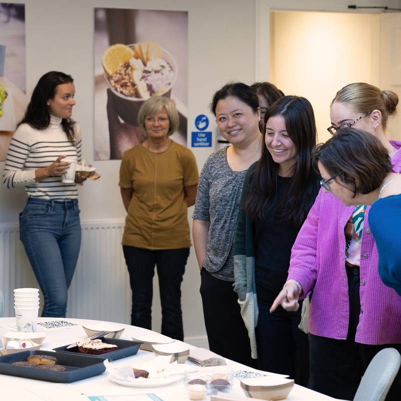 Vegware bake sale for McMillan